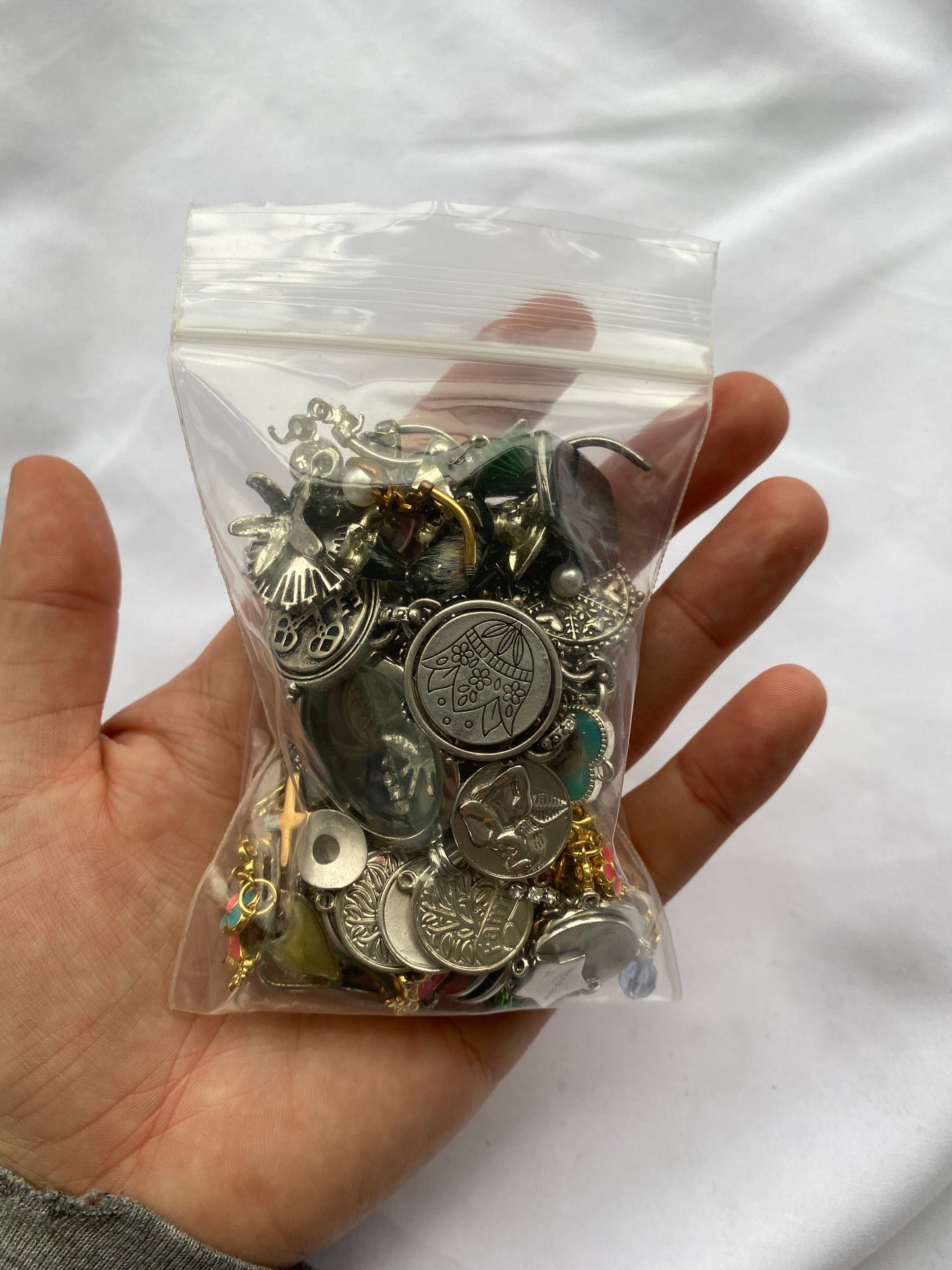 8oz Lot of Charms and Jewelry Pieces