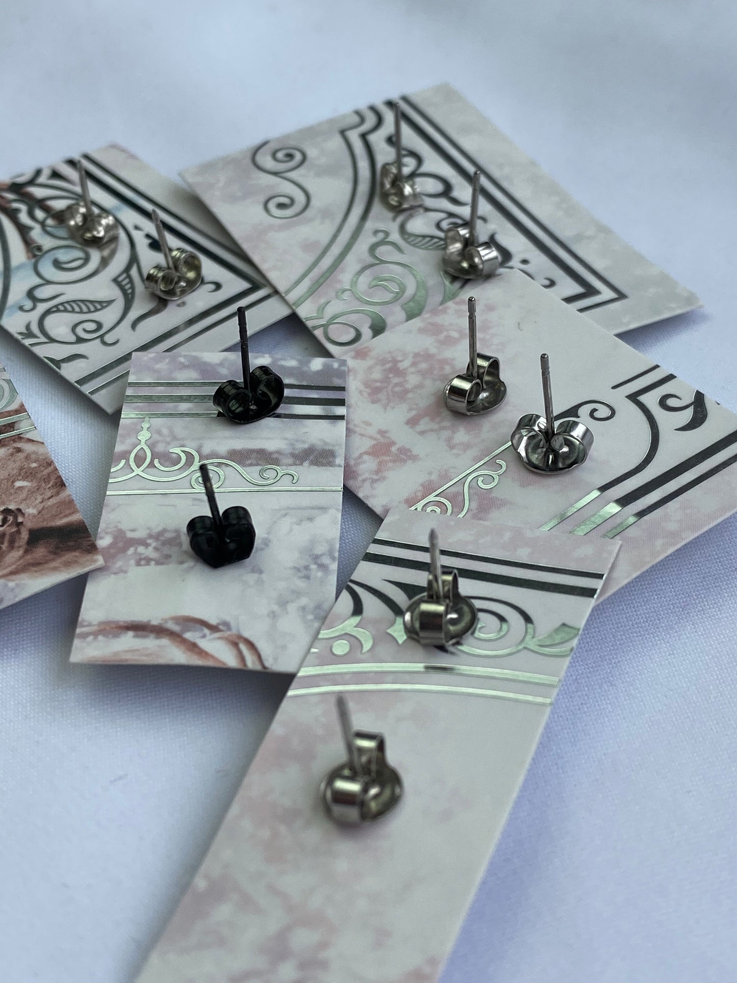 Lot of 6 Stud Earrings