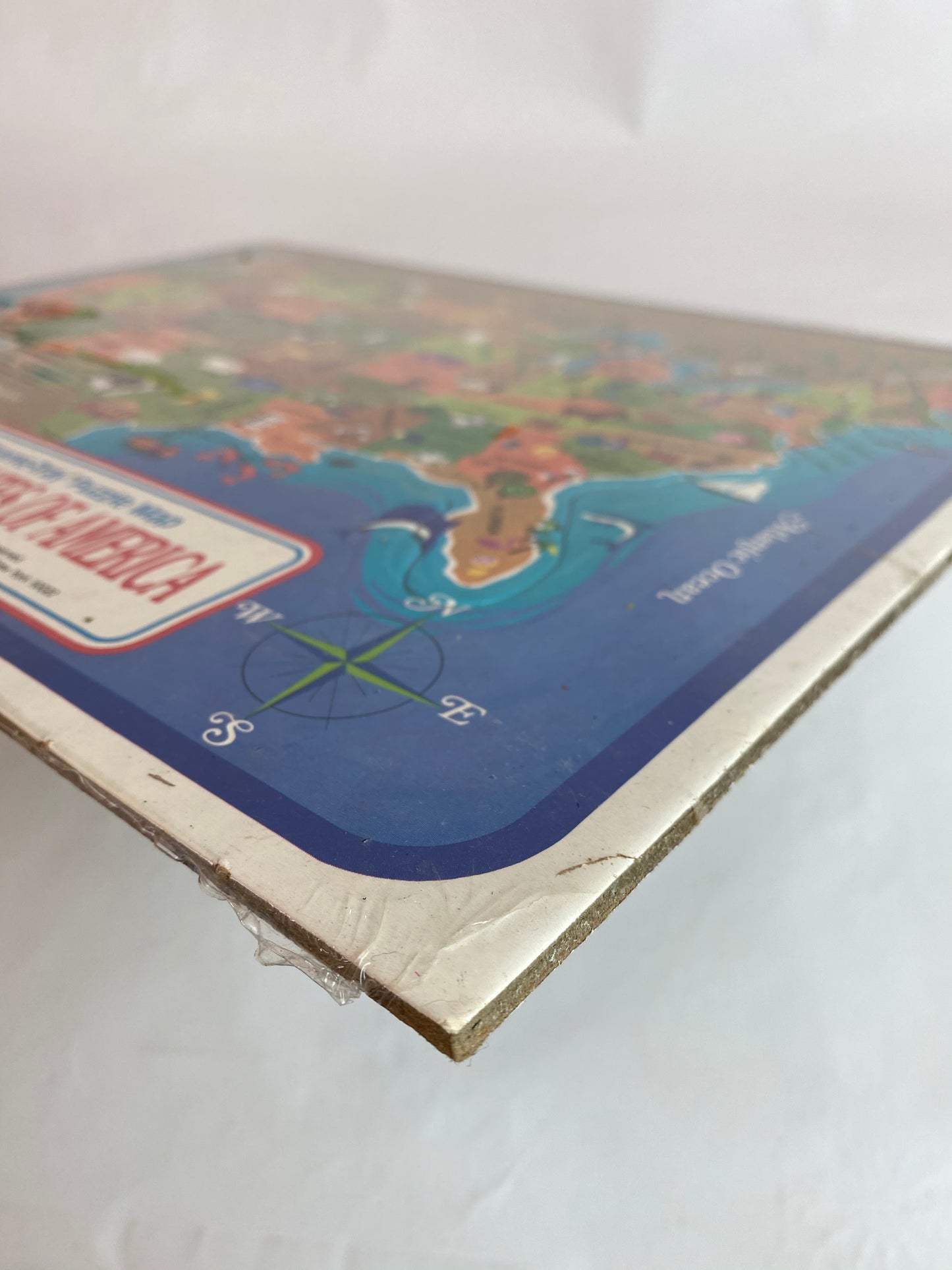 Vintage 1968 United States Map Puzzle