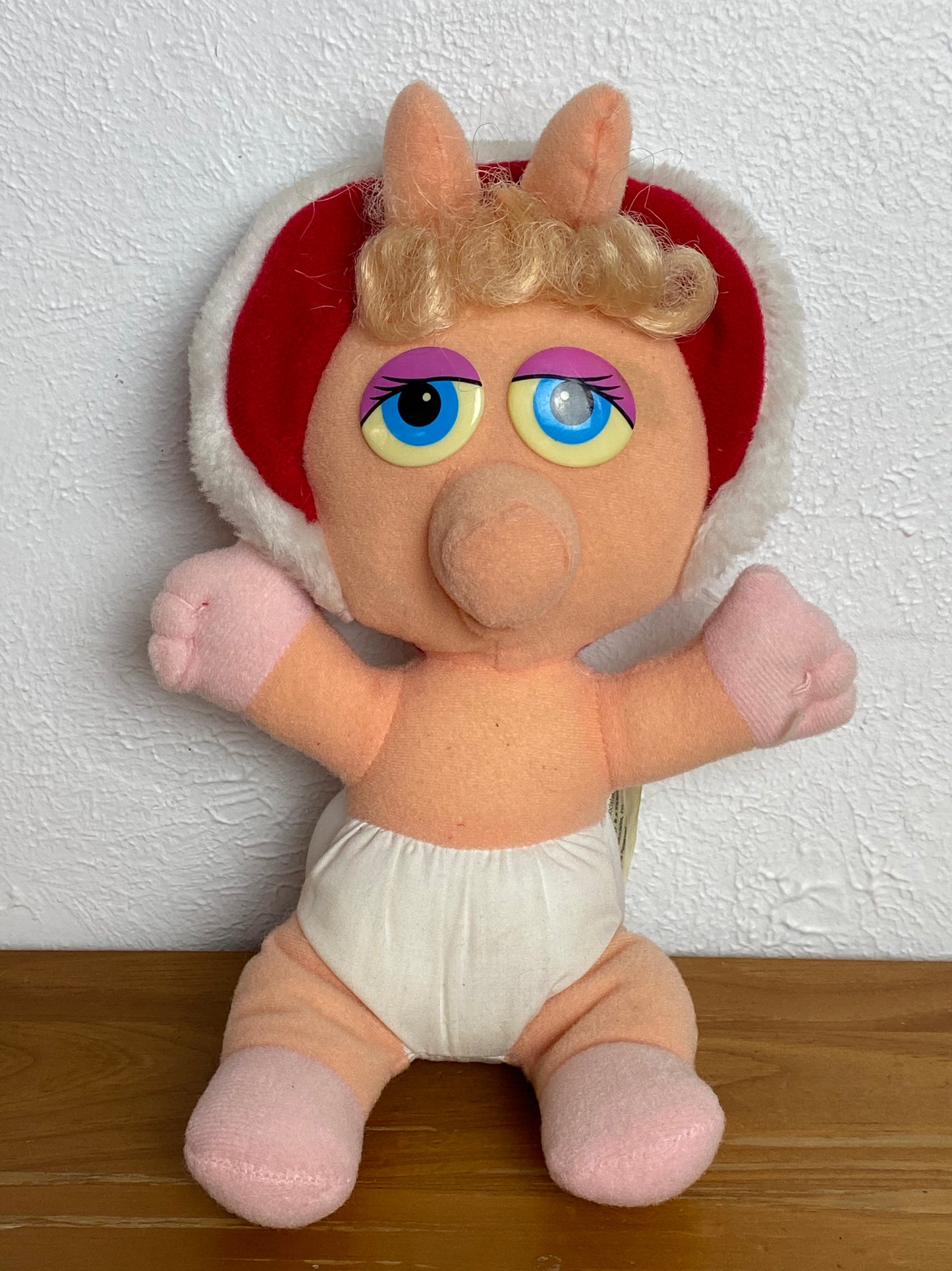 Vintage Miss Piggy Baby Muppet Plush