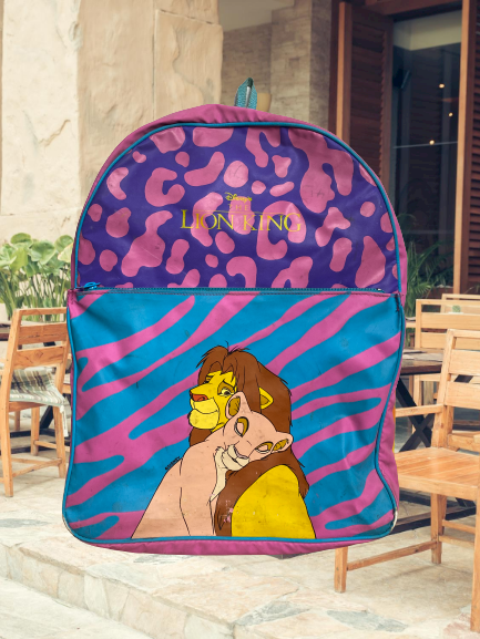 Vintage lion king sales backpack