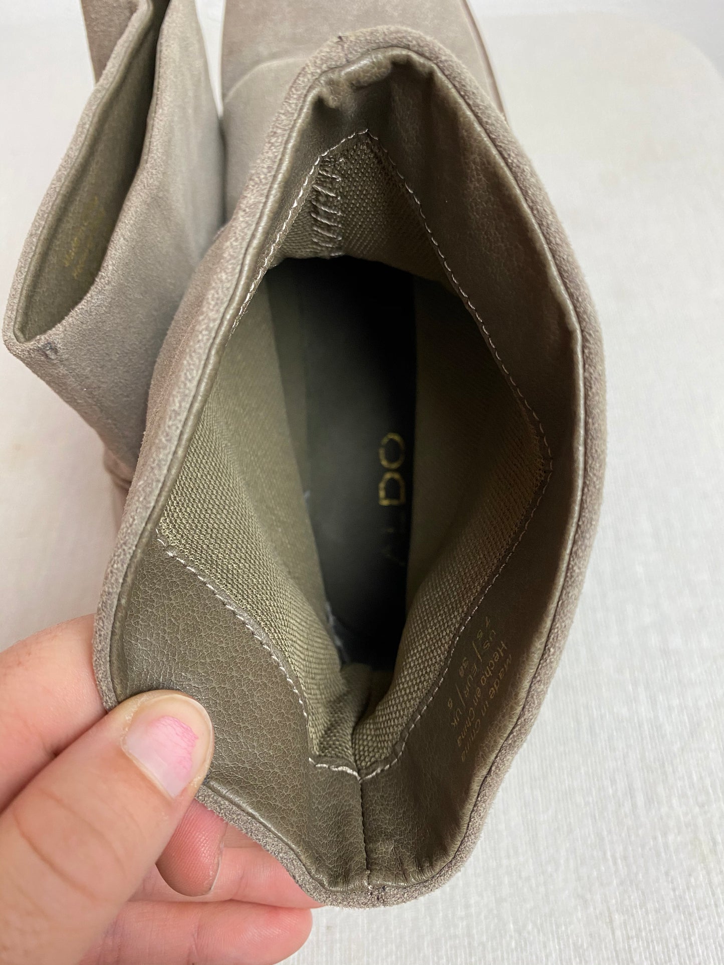 ALDO Leather Ankle Boots