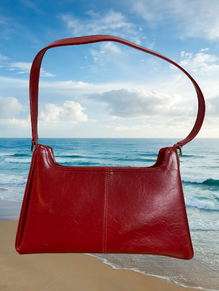 Liz Claiborne Red Shoulder Bag Read Description