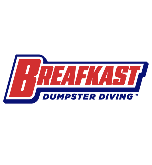 Breafkast Dumpster Diving Sticker