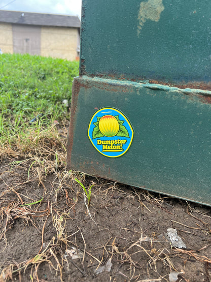 Dumpster Melon Sticker