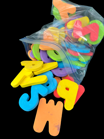Foam Bath Letters / Numbers