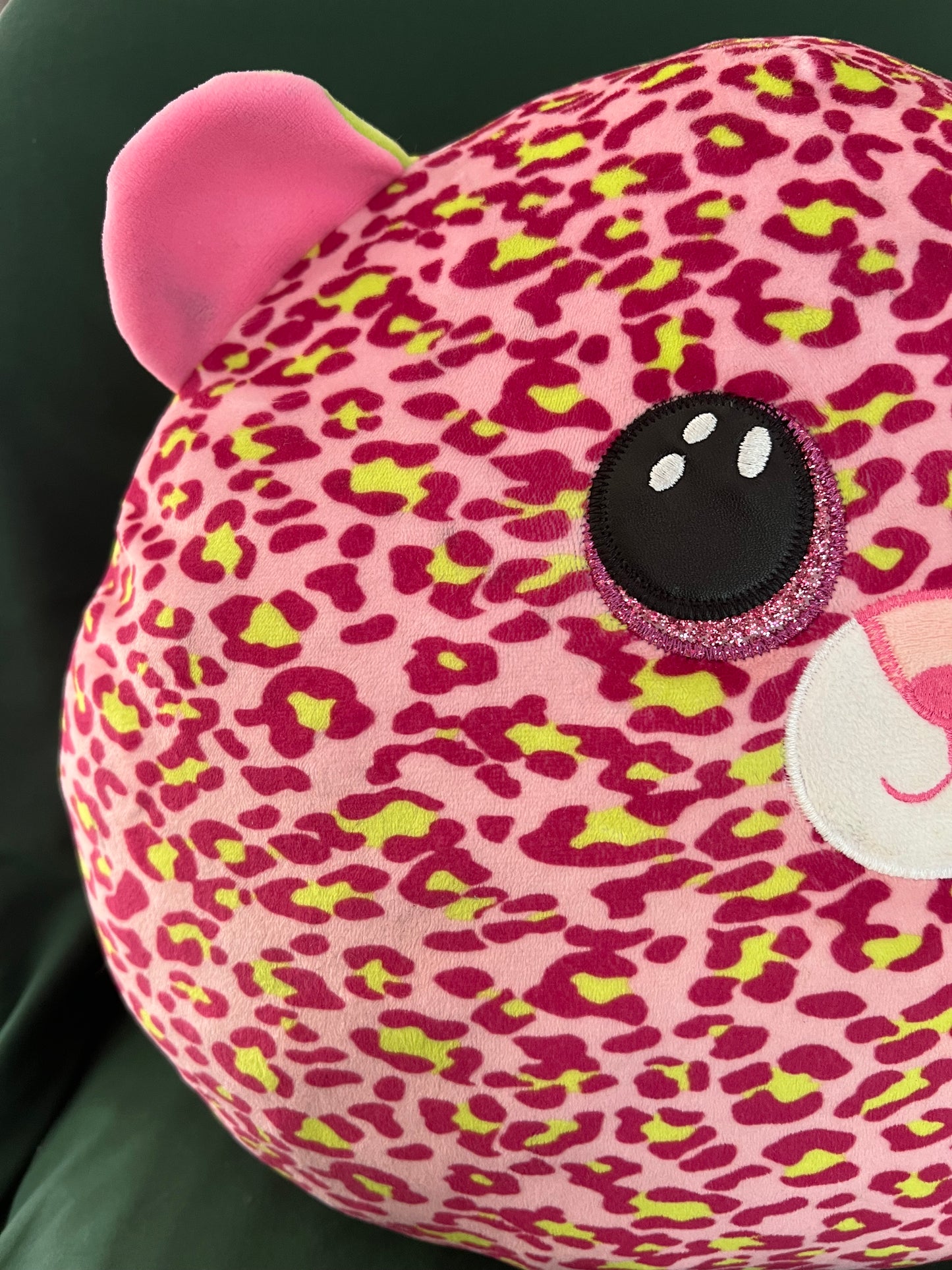 Ty Pink Leopard Plush