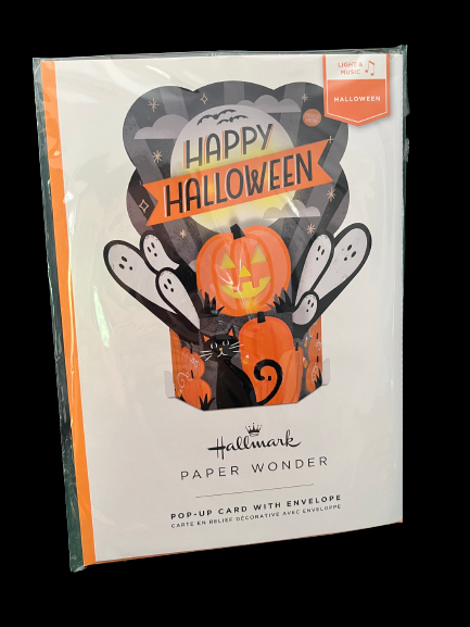 Large Pop-Out Halloween Card – Air Balloon