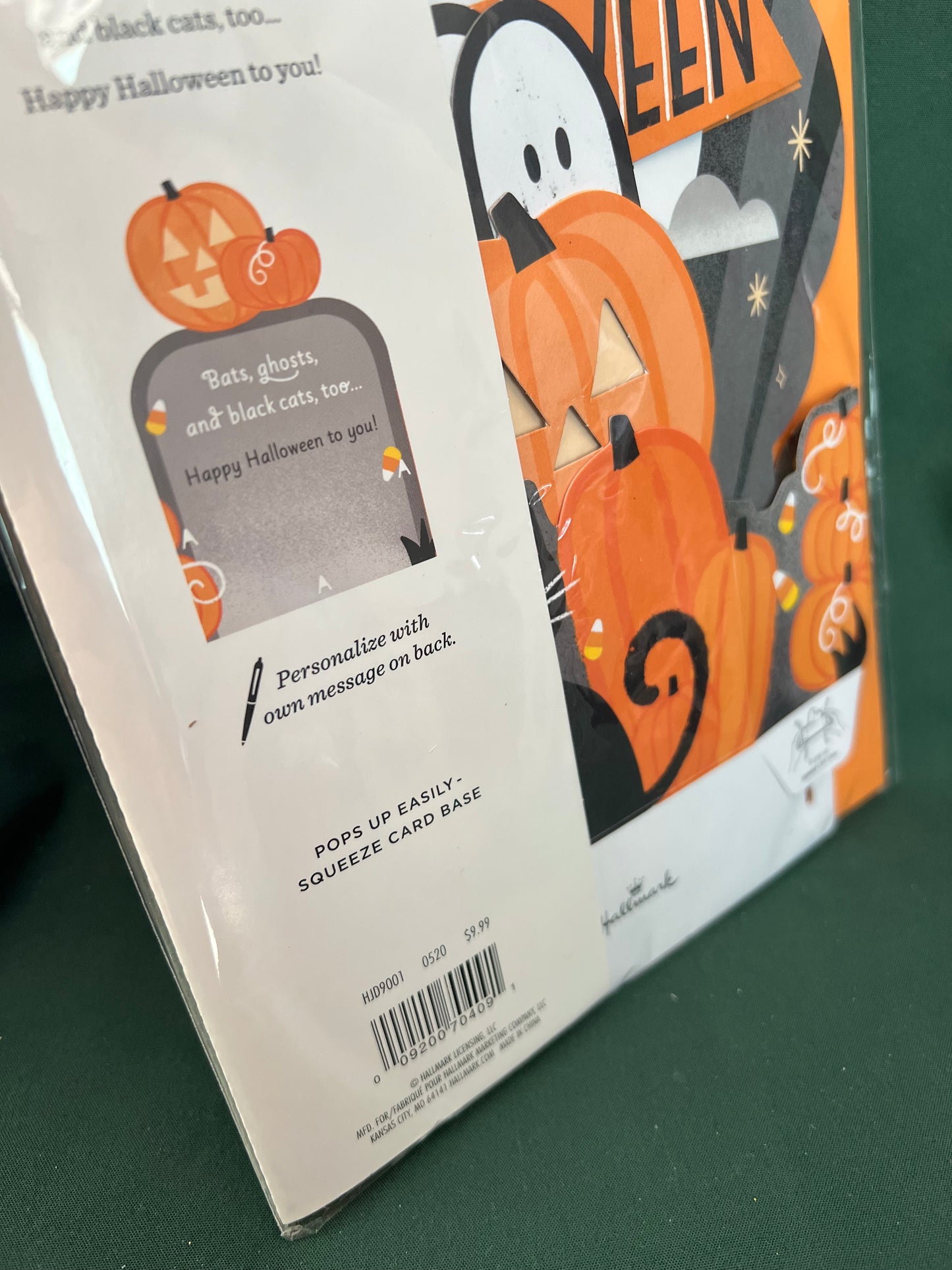 Large Pop-Out Halloween Card – Air Balloon