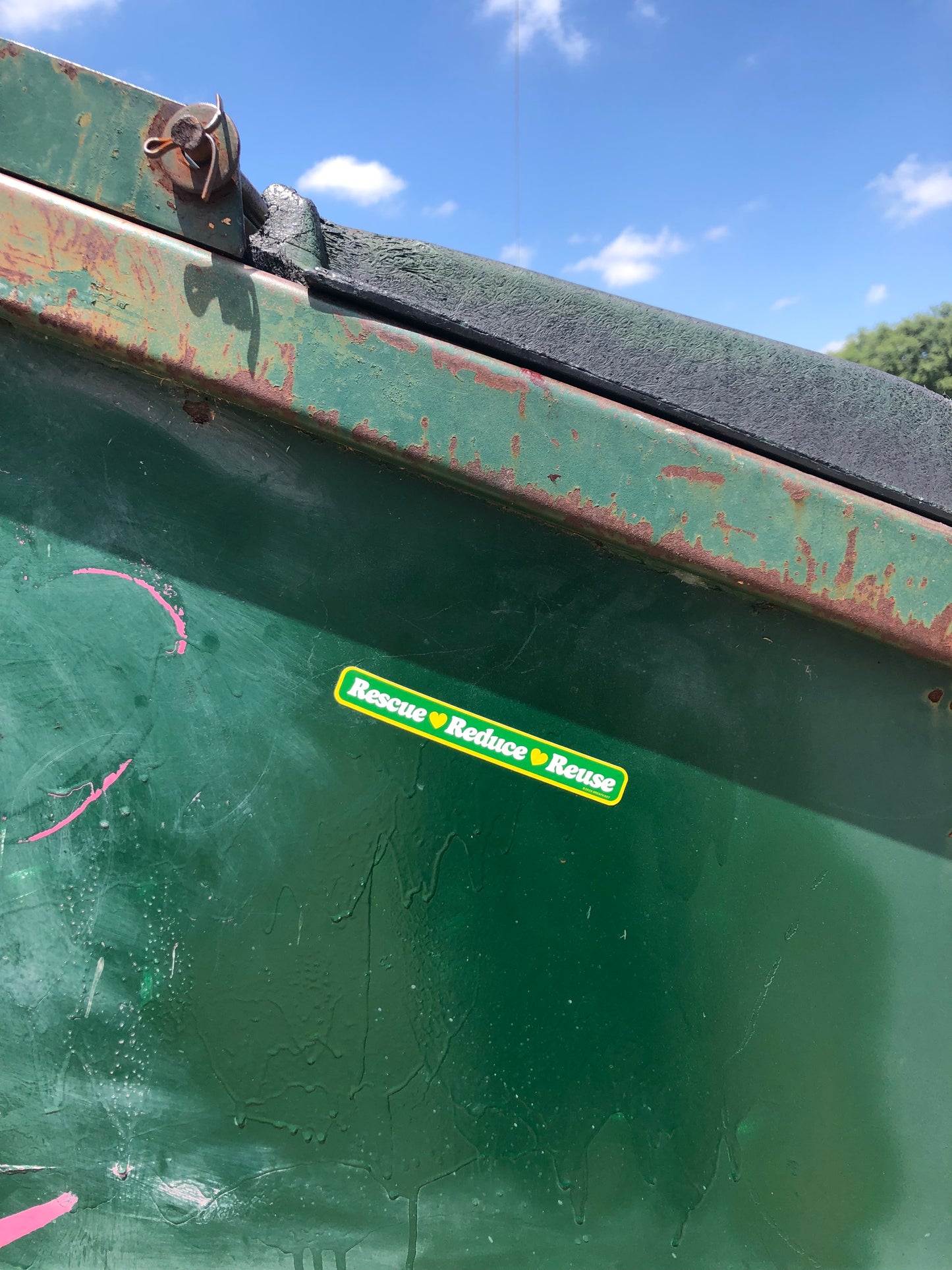 Rescue, Reduce, Reuse Sticker