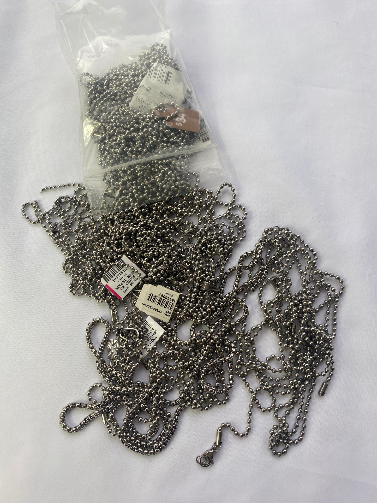Lot of Beaded Chains ~ Damaged!