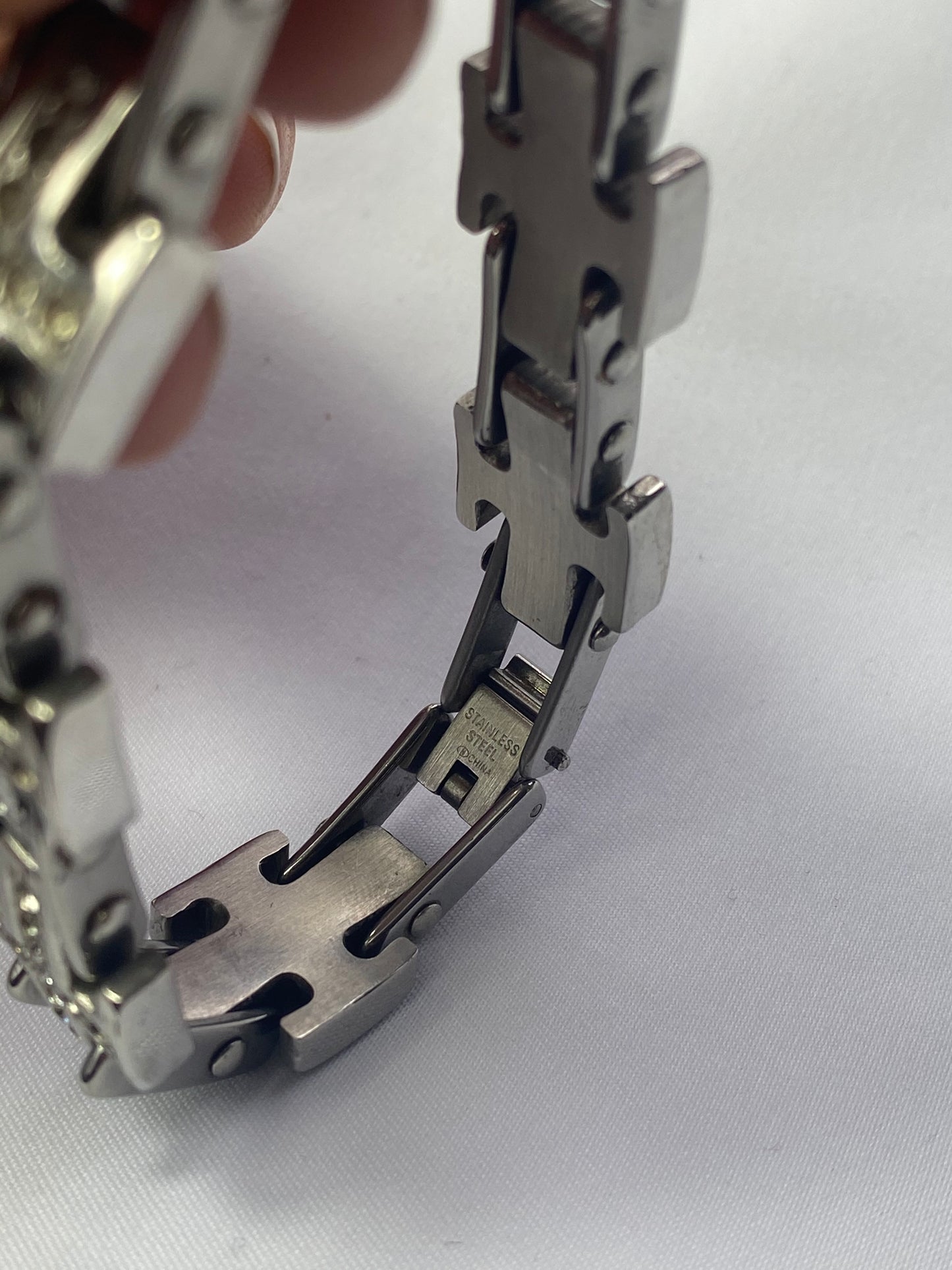 Stainless Steel Cross Bracelet