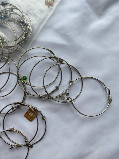 Lot of Damaged Charm Bangles