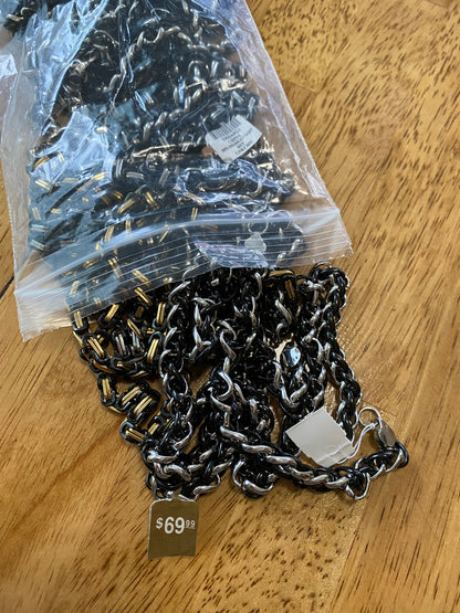 1.5 Pound Lot of Broken Chain Necklaces