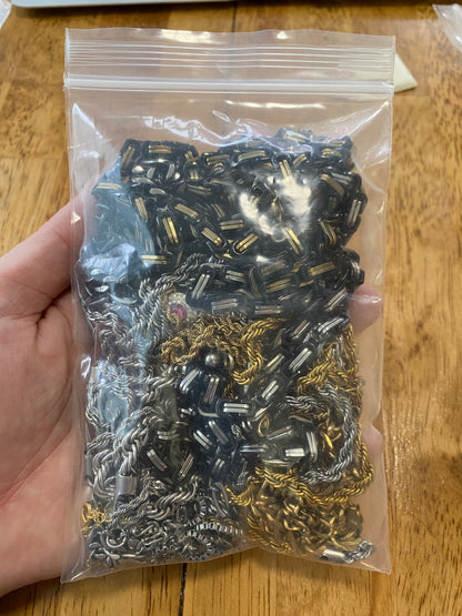 One Pound of Damaged Chain Necklaces