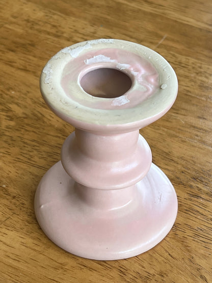 4" Pastel Pink Candle Stand