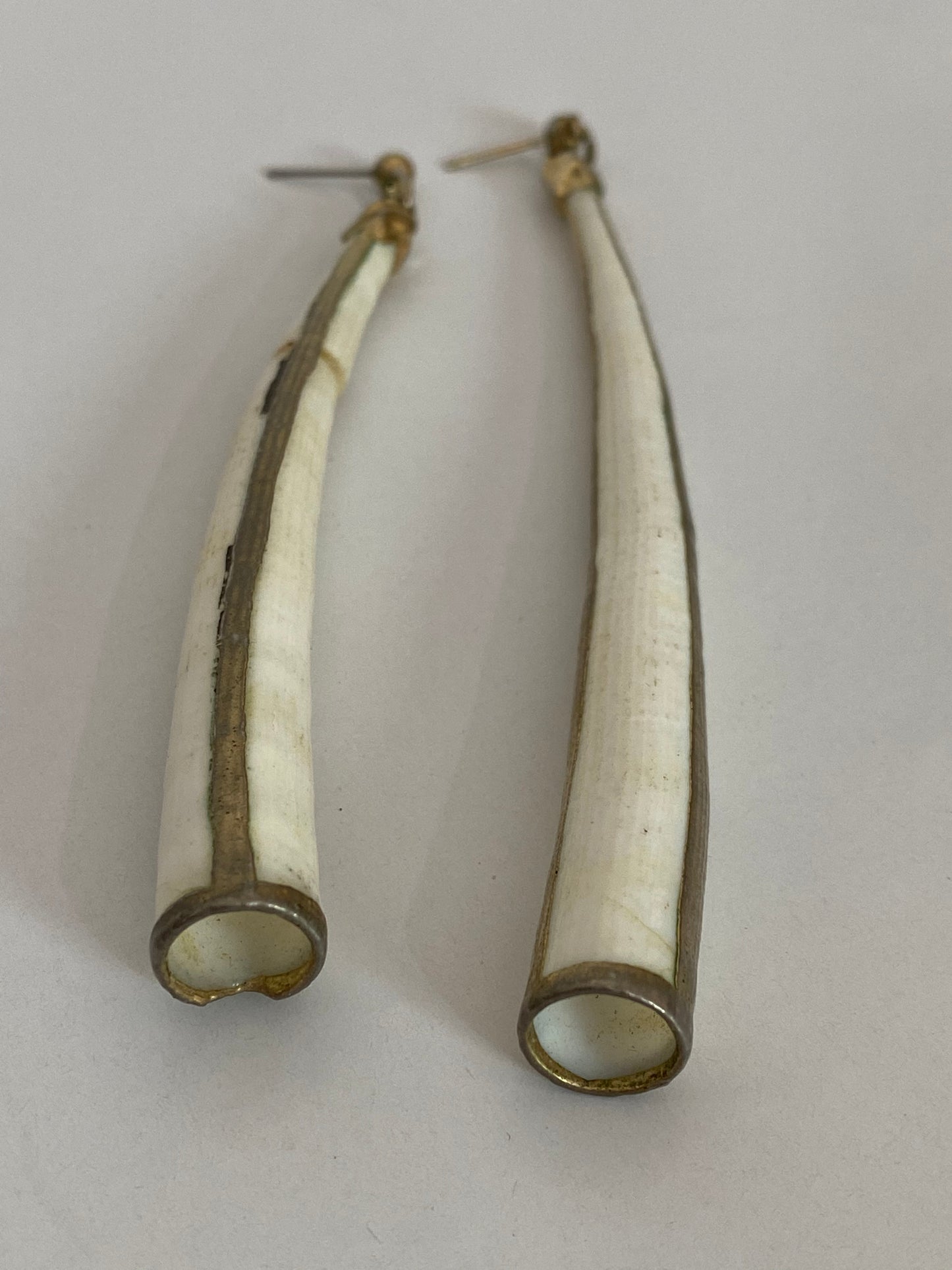 Vintage Bone Earrings