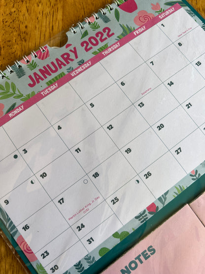 2022 Calendar – Plants & Flowers