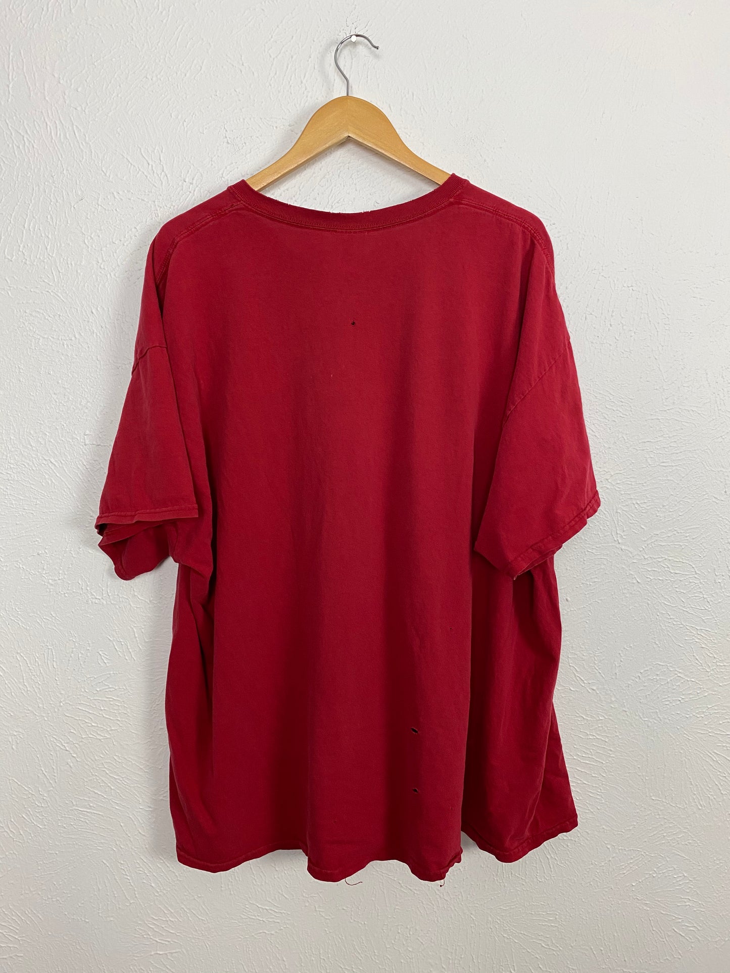 Red Distressed #1 Dad Tee