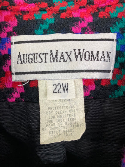 Vintage August Max Colorful Knit Coat