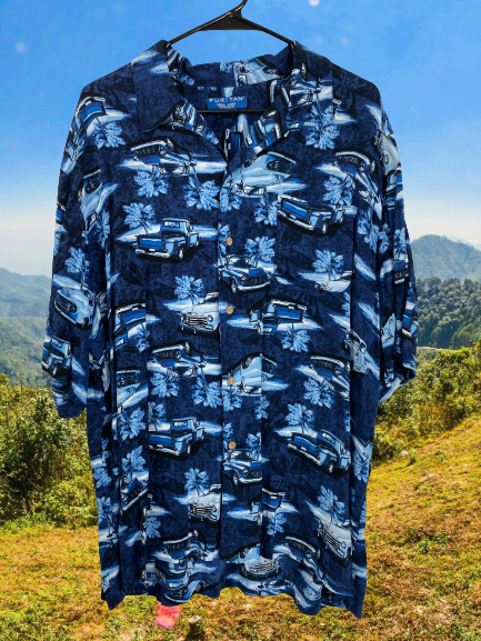 Puritan Automobile Hawaiian Button Up