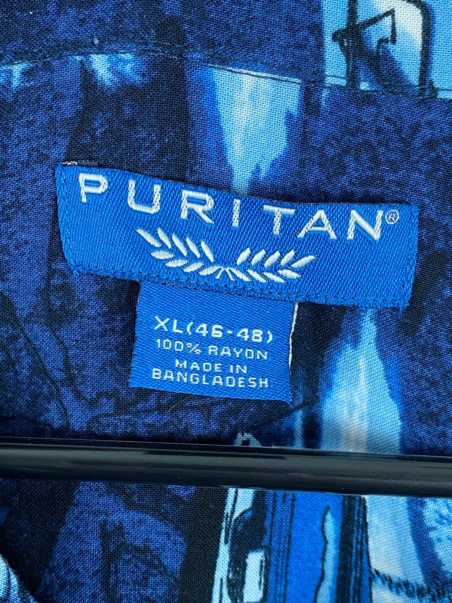 Puritan Automobile Hawaiian Button Up