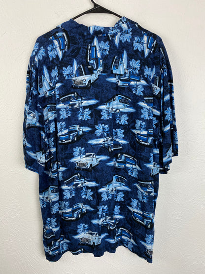 Puritan Automobile Hawaiian Button Up