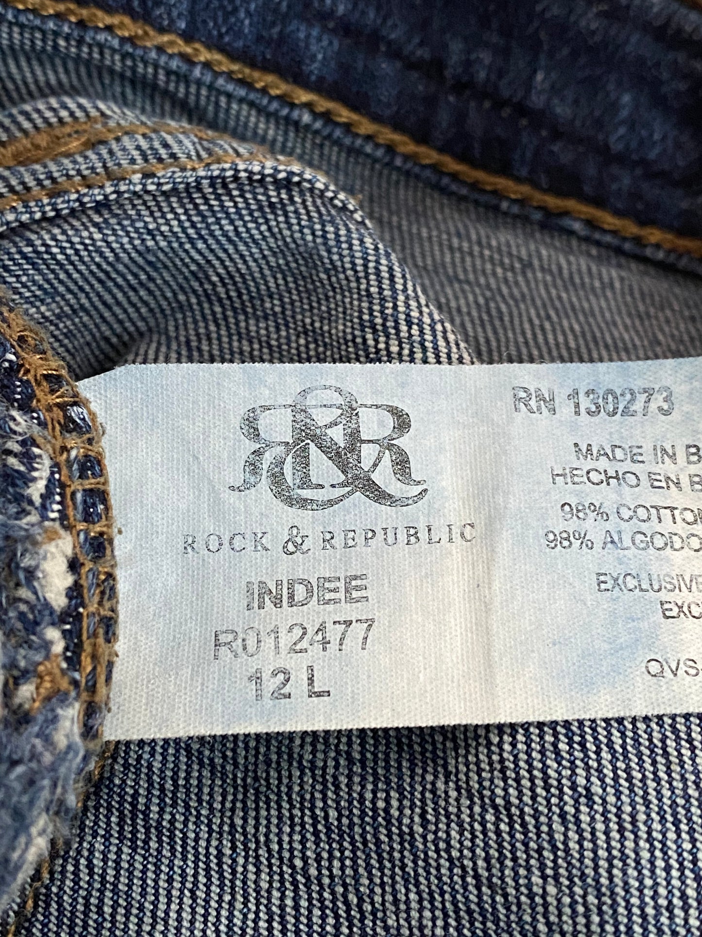 Rock & Republic Distressed Denim Jeans