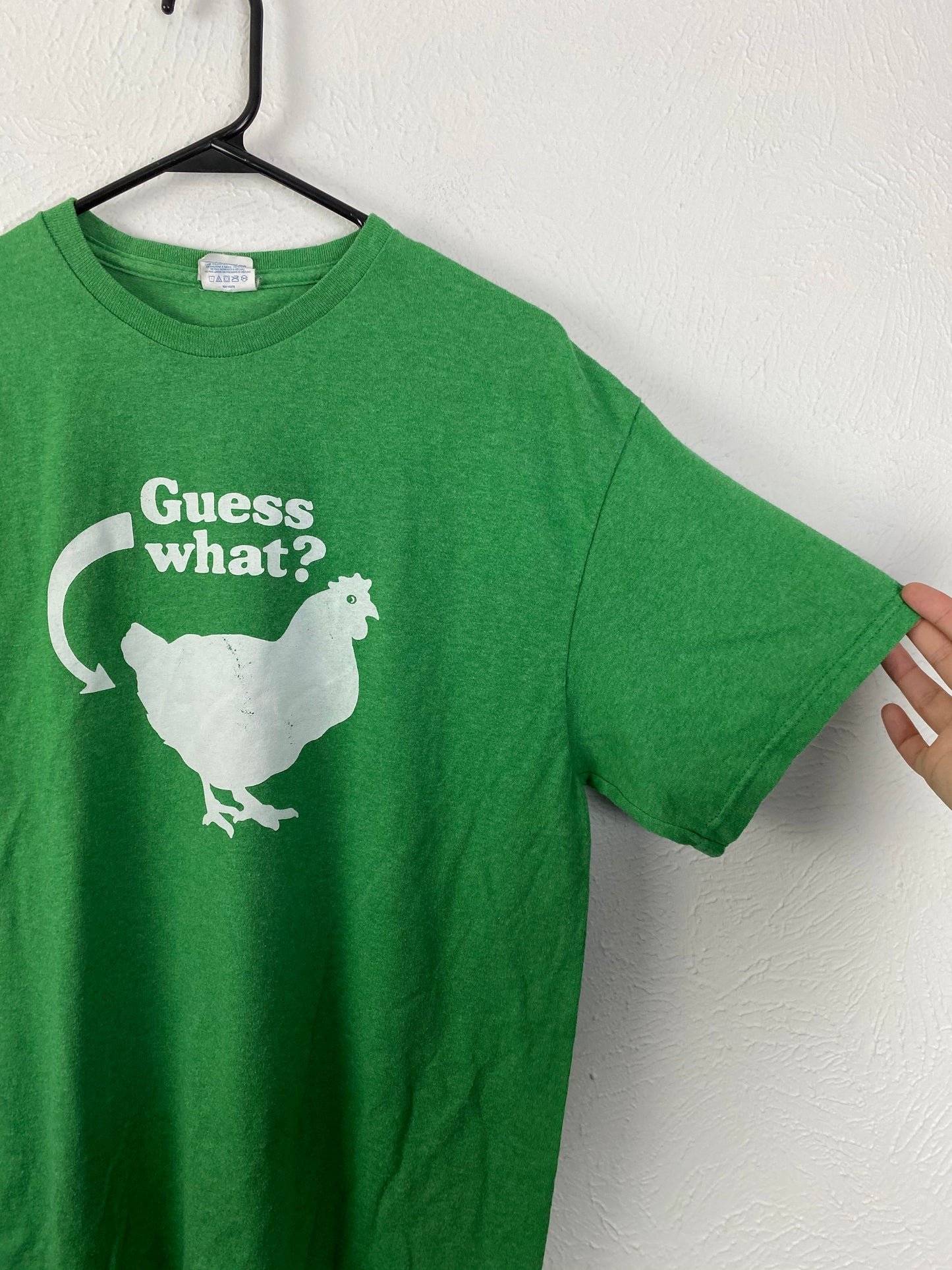 Silly "Guess What?" Graphic Tee Shirt