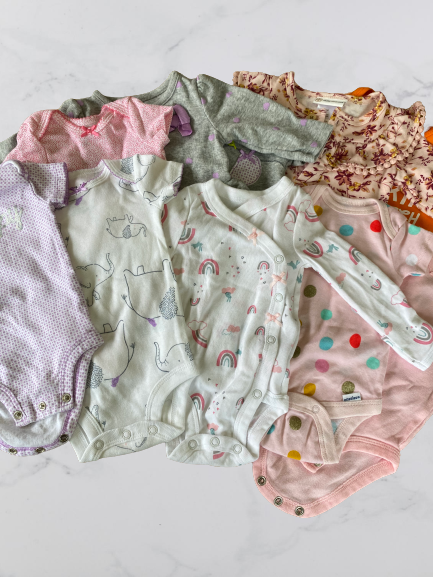 Bundle of Newborn Onesies + Leggings