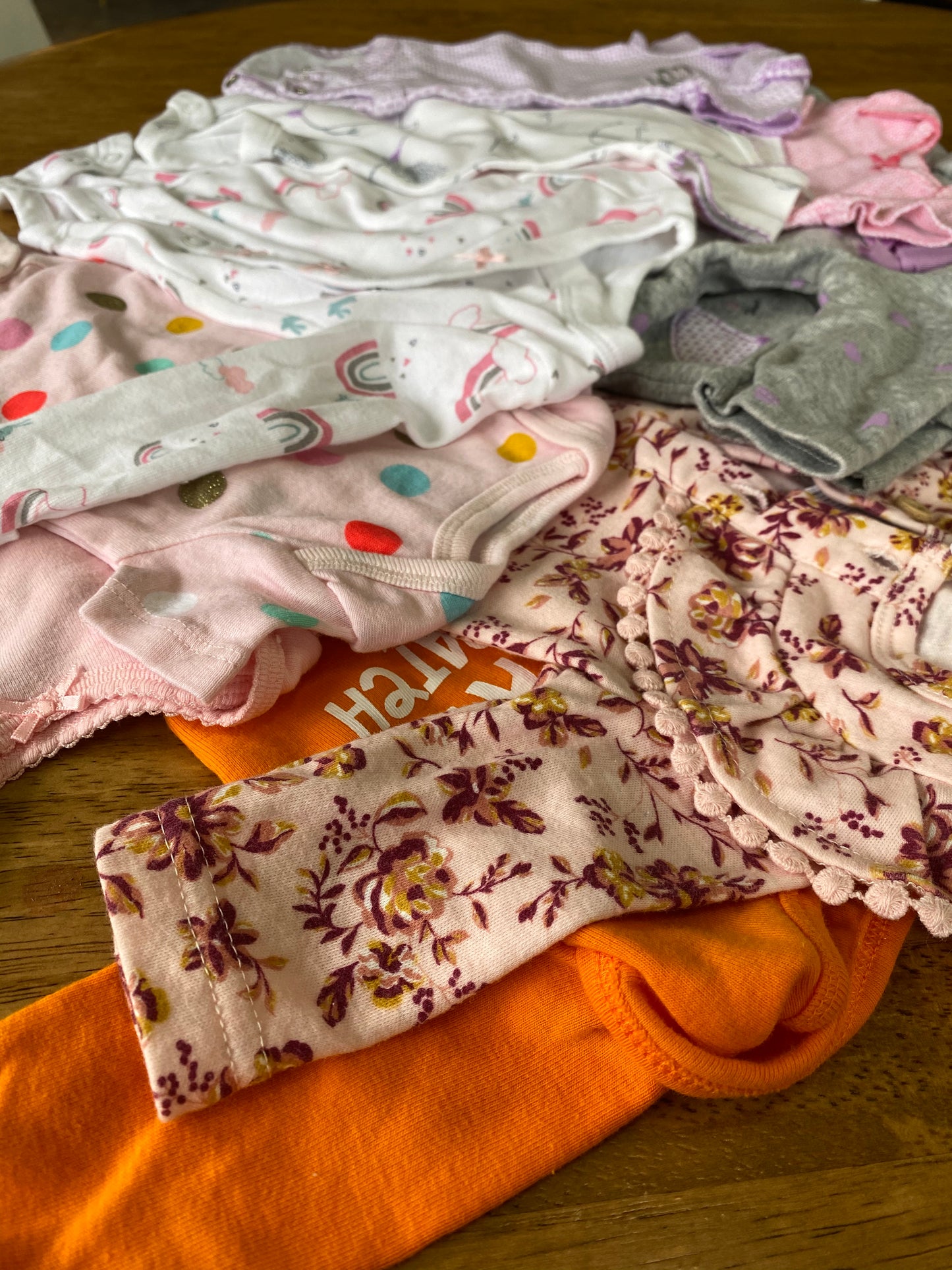 Bundle of Newborn Onesies + Leggings