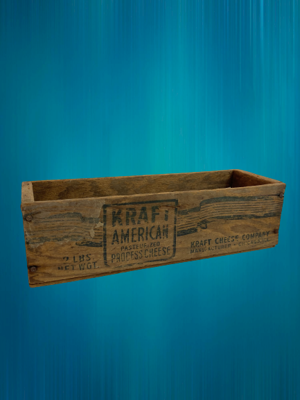 Vintage Kraft American Cheese Box