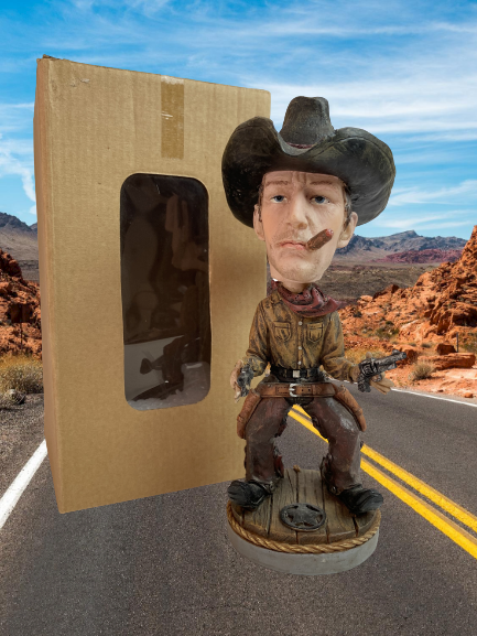 Western Cowboy Bobble Head