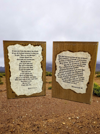 Wooden Bible Verse Plaques