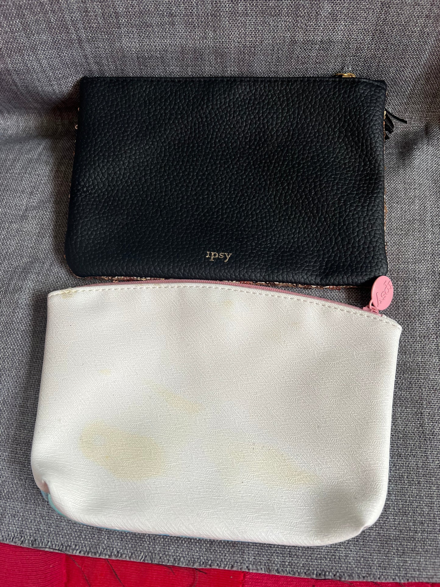 Two Ipsy Makeup Bags