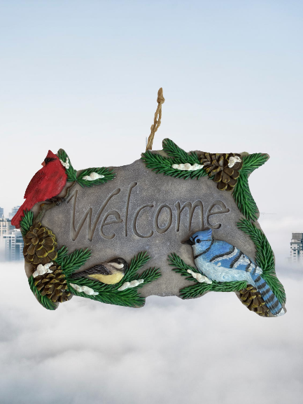 Wintry Welcome Hanging Wall Decor