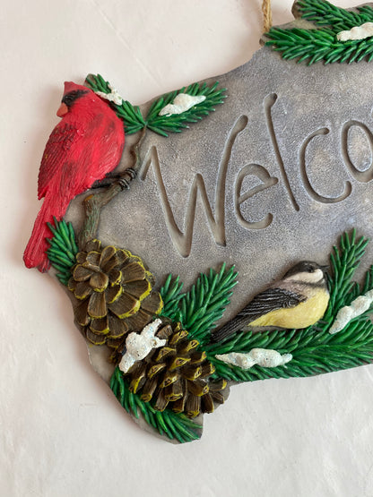 Wintry Welcome Hanging Wall Decor