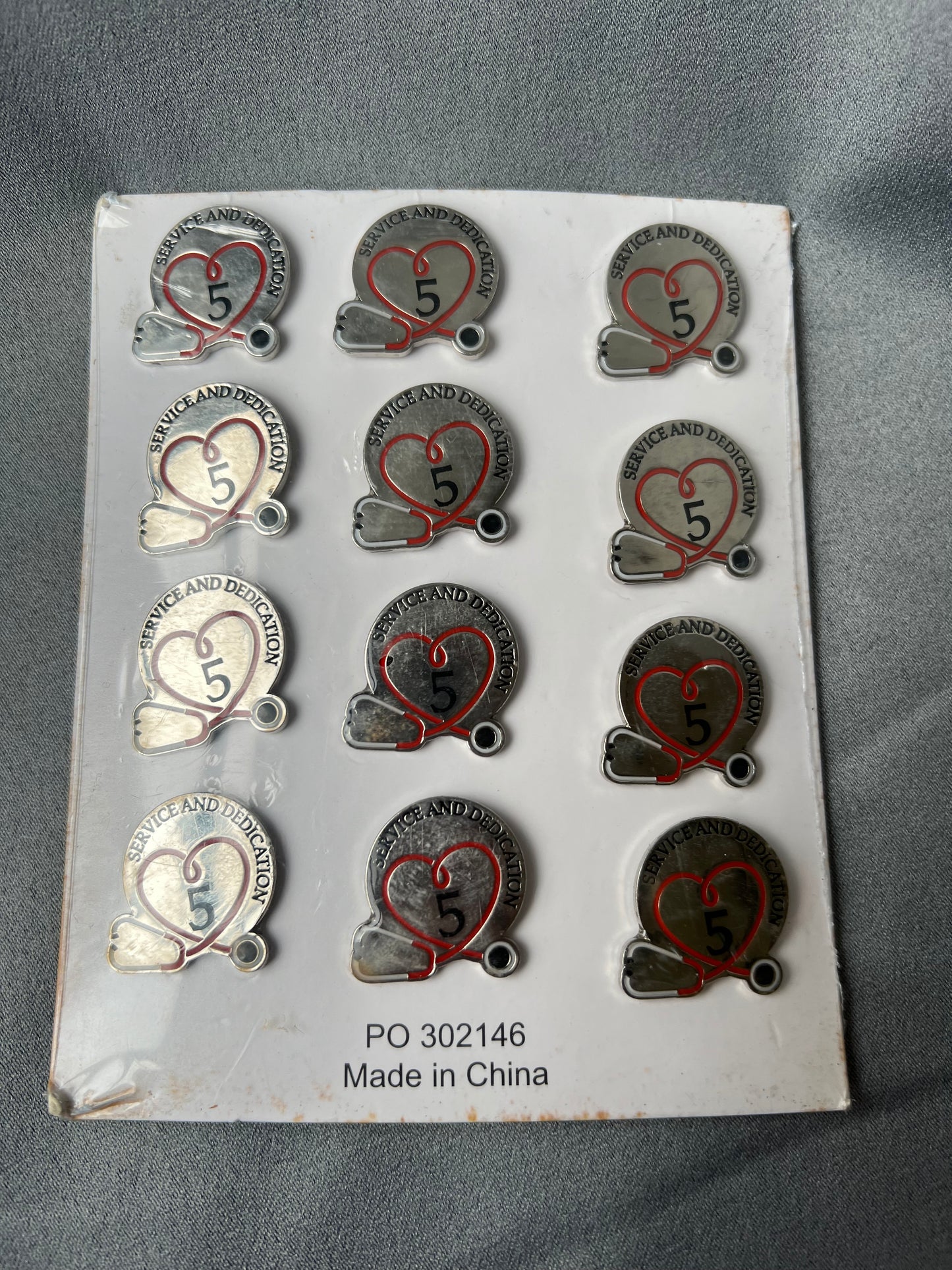 Pack of 12 Healthcare Pins