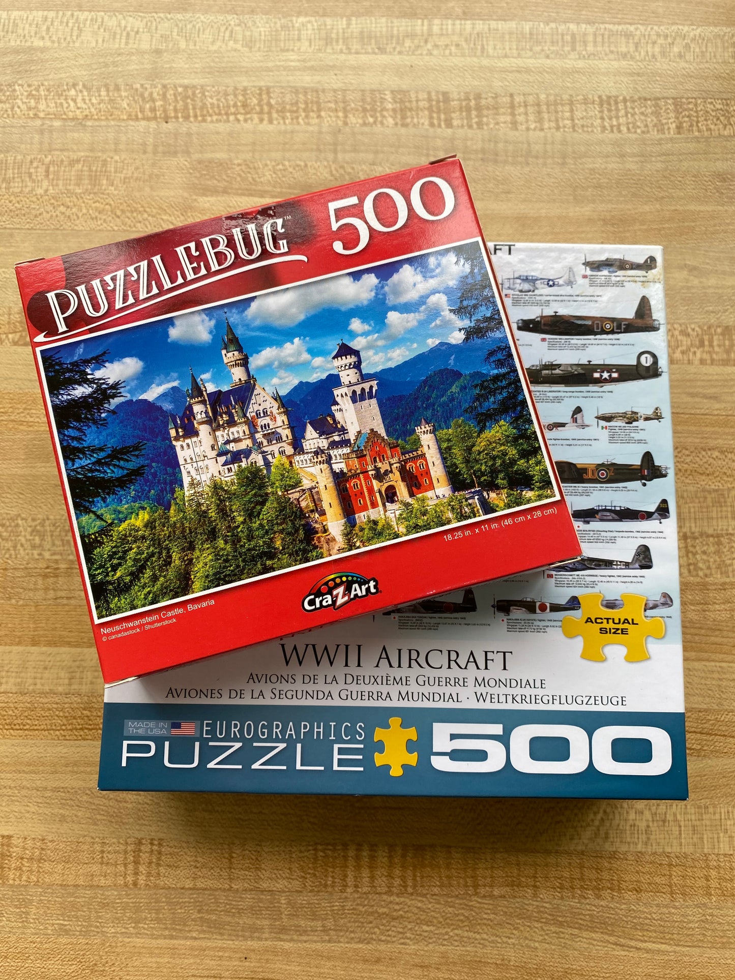 Lot of Two 500 Piece Puzzles ~ One Opened
