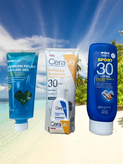 Sunscreen + Sunburn Relief Bundle