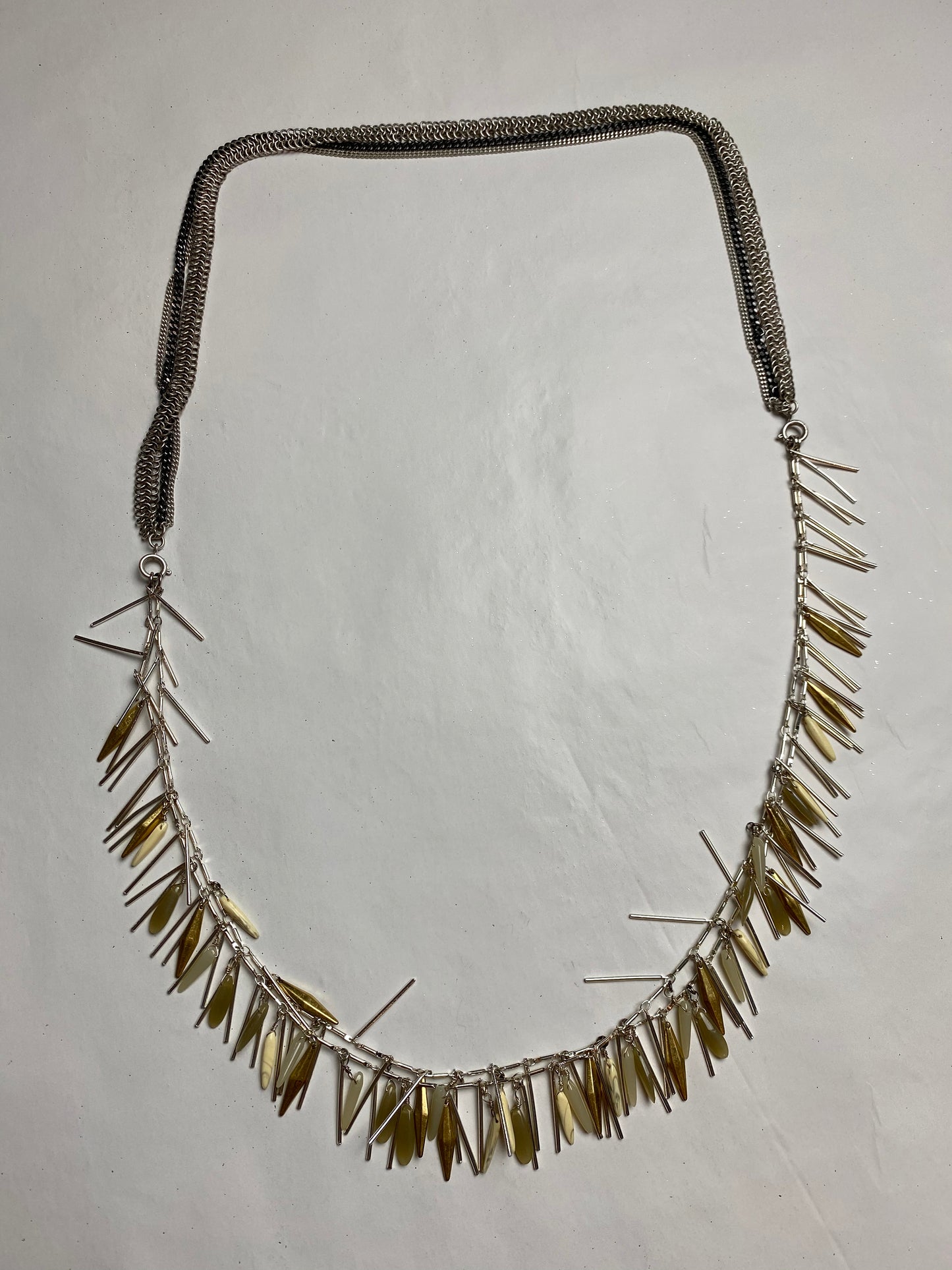 Funky 18" Necklace w/ Spikes