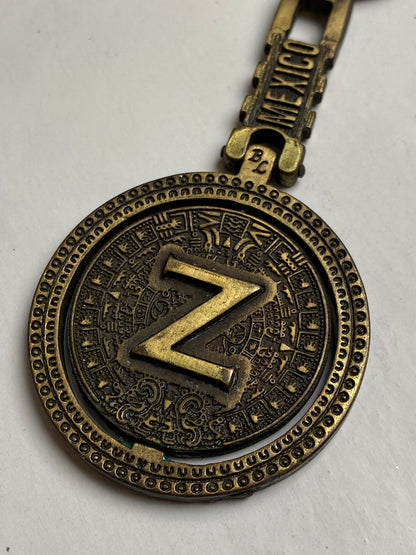 Mexico Tourist Keychain with "Z"