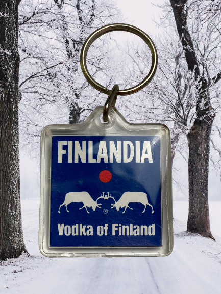Finlandia Vodka Vintage Keychain