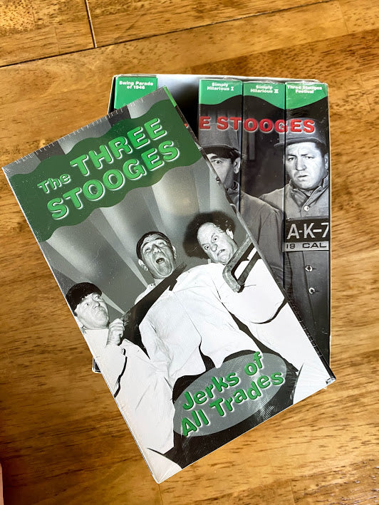 The Three Stooges VHS Collector Tapes