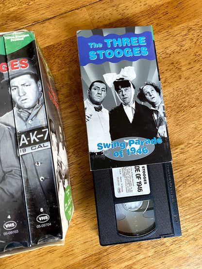 The Three Stooges VHS Collector Tapes