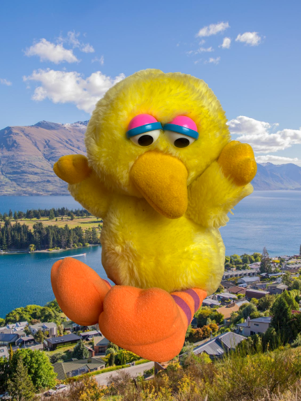 Vintage 80's Big Bird Plush