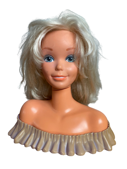 1986 Vintage Barbie Hairstyling Head