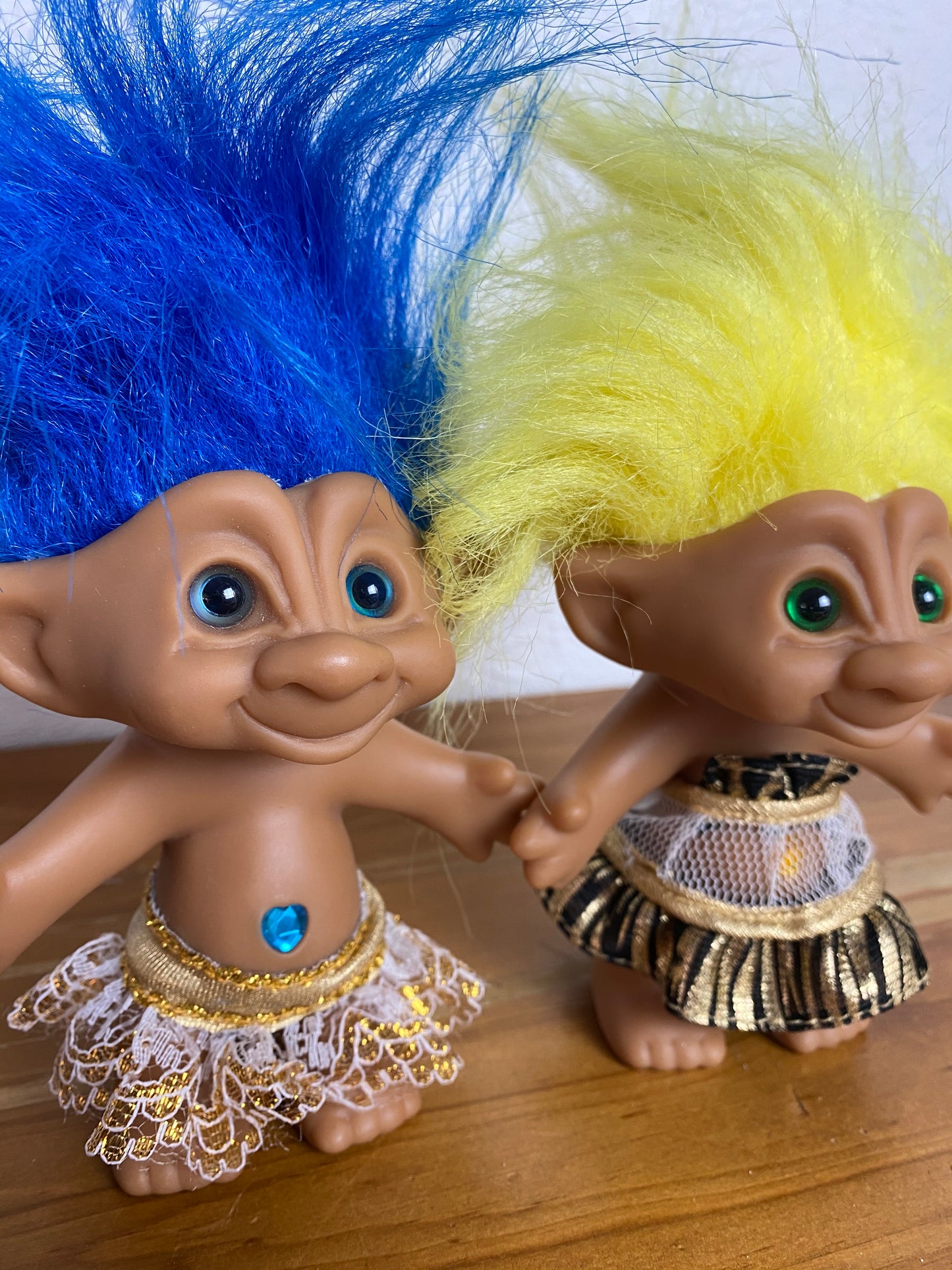 Pair of 2 Treasure Trolls