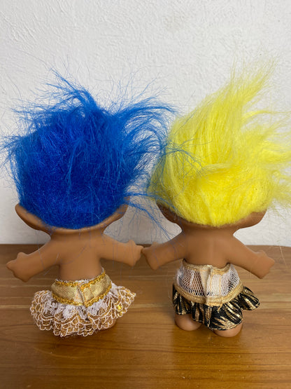 Pair of 2 Treasure Trolls