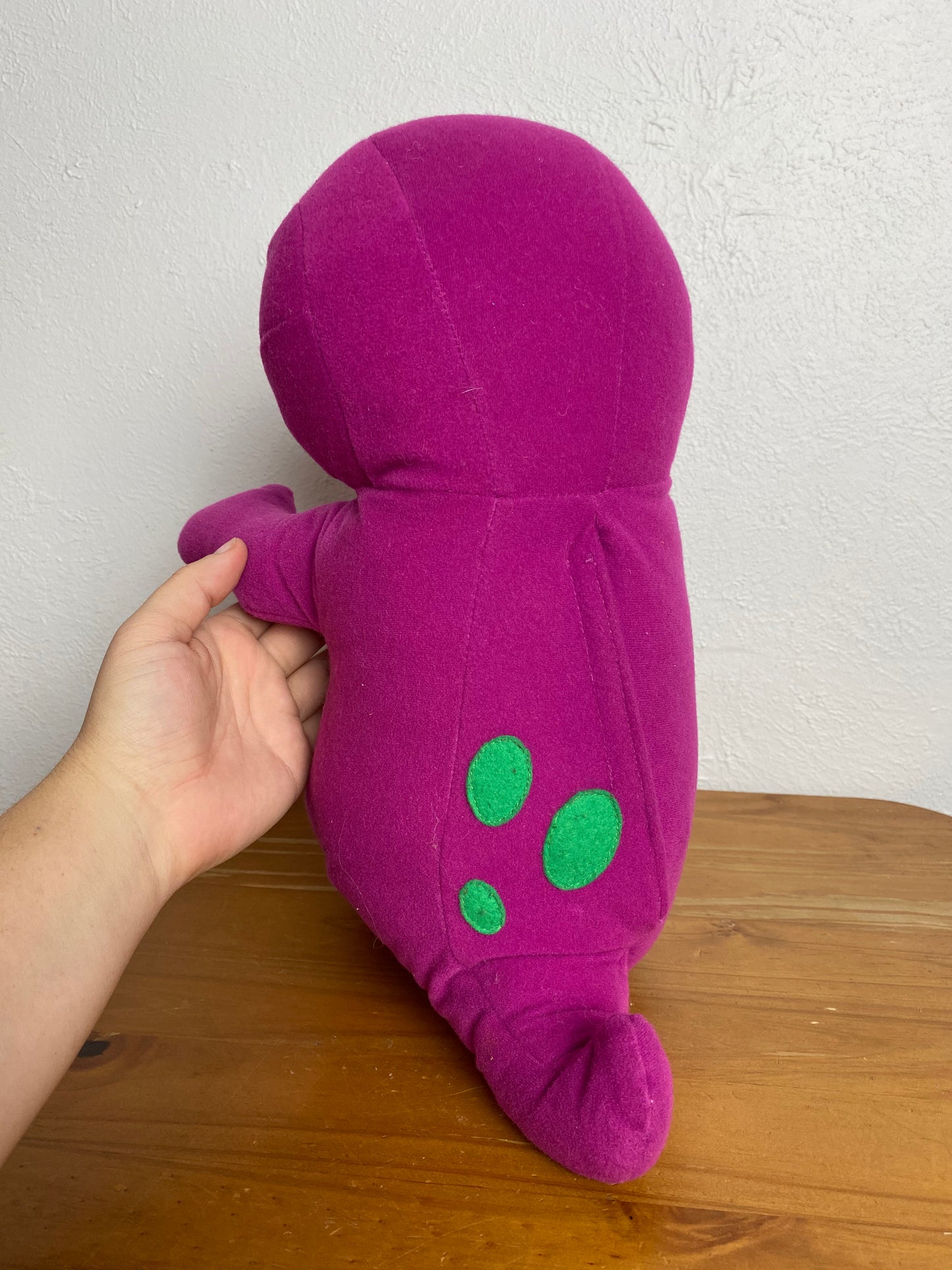 Vintage 90's Talking Barney Plush